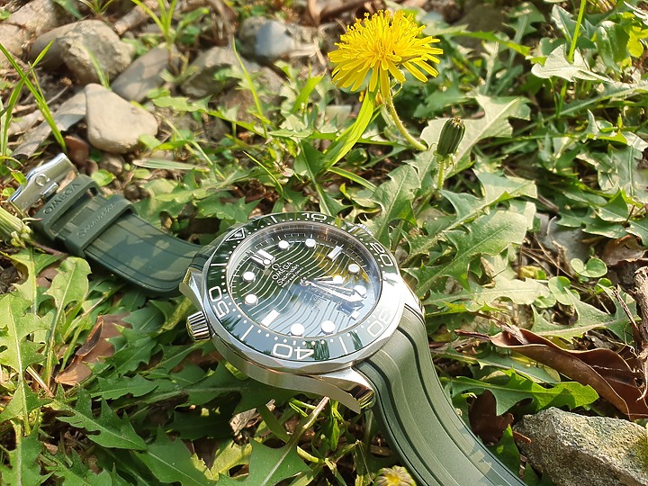 點我看大圖 熱門款-OMEGA 綠海馬 300M分享