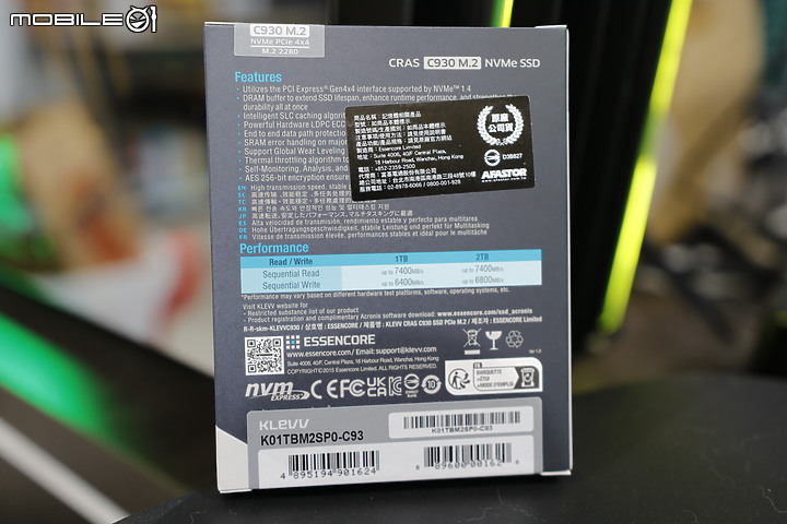 KLEVV CRAS C930 "Born for Faster Life"