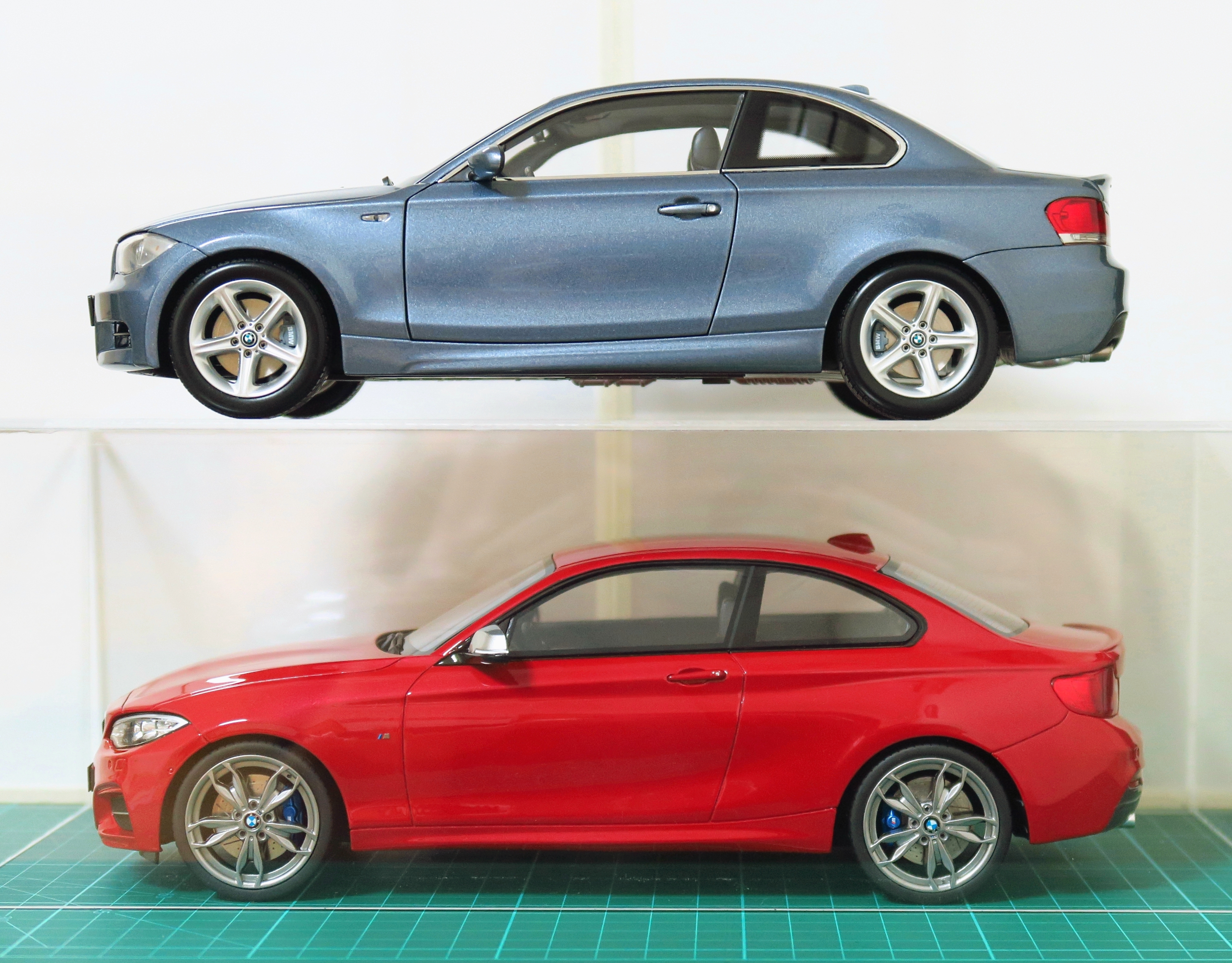 點我看大圖 汽車模型分享 1/18 KYOSHO BMW E82 135i COUPE
