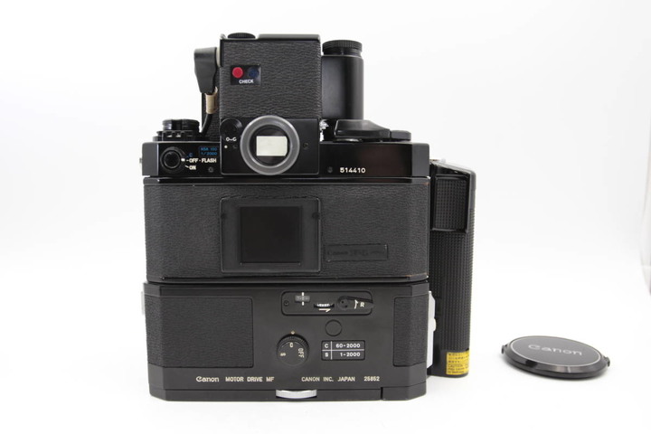 Canon佳能F-1伺服EE取景器SERVO EE FINDER+馬達驅動MF MOTOR DRIVE MF.[如頂樓加蓋]