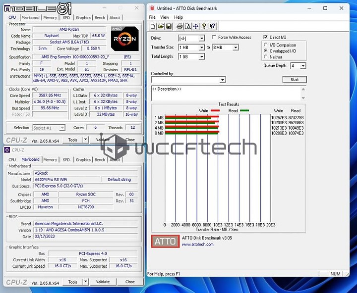 ASRock A620主機板支援PCIe Gen 5 NVMe SSD