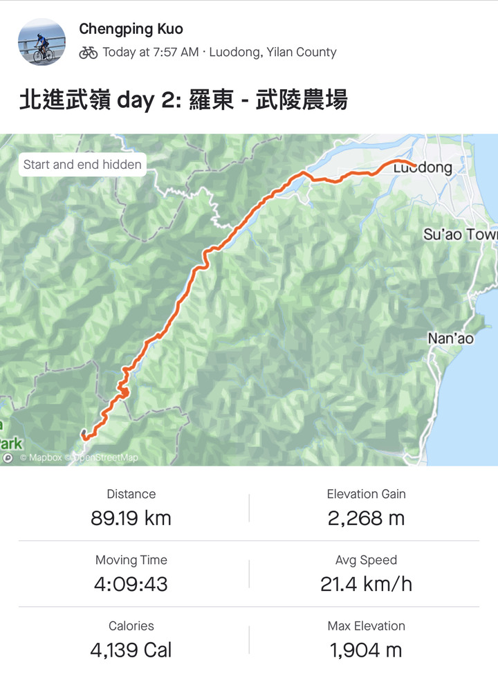 [2023 清明] 🚴🚴 北進武嶺 三日漫騎