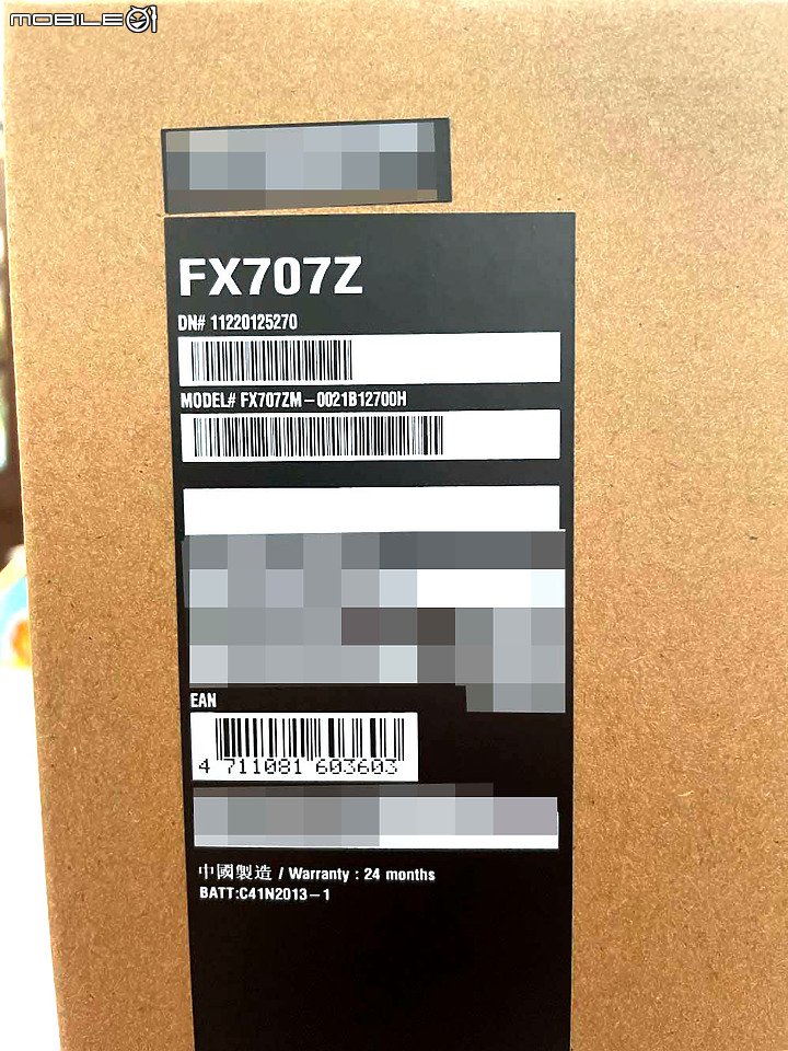 最近買 TUF GAMING FX707ZM 的心得分享