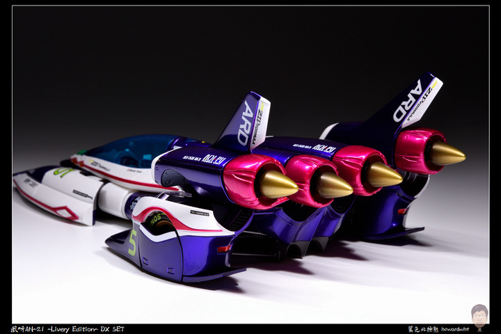 點我看大圖 【開箱】MEGAHOUSE - 《閃電霹靂車SIN》凰呀AN-21 -Livery Edition- DX SET