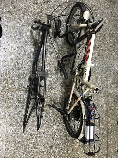 點我看大圖 16吋車修改車架坐管角度