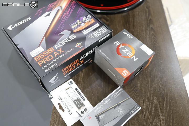 輕度遊戲HTPC。技嘉迷你雕B550I Aorus Pro AX vs AMD-5600G是否能夠再戰一回featuring.迎廣&Team
