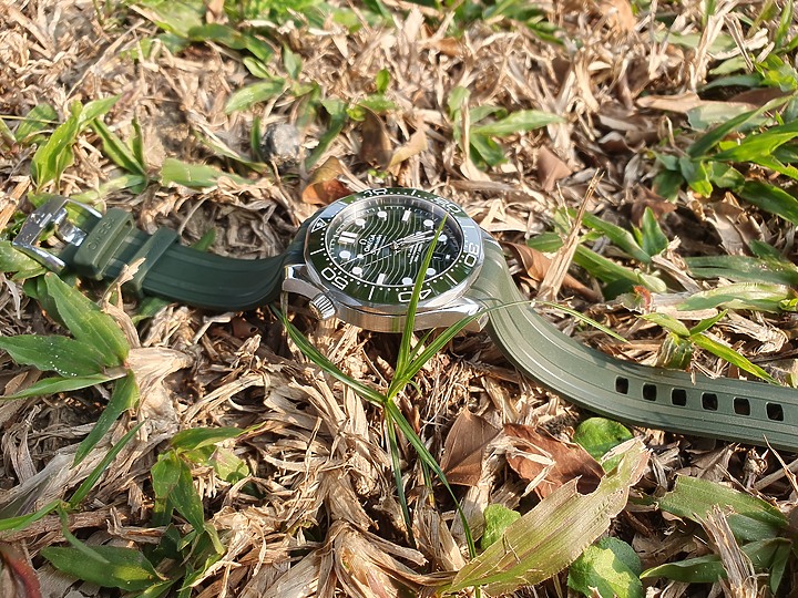 點我看大圖 熱門款-OMEGA 綠海馬 300M分享