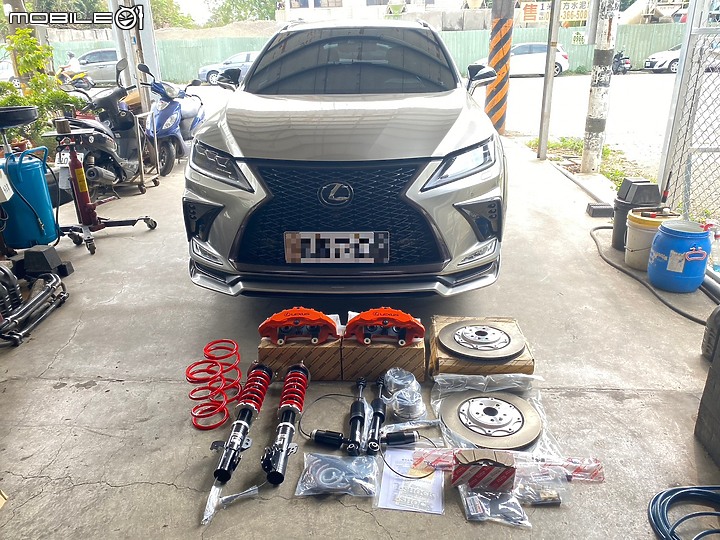 LEXUS RX300 Fsport 攻頂 2023 LEXUS RX500H Fsport Performance 六活塞卡鉗套件 選配鋁圈