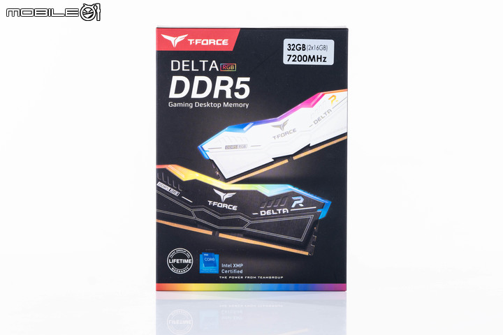 十銓 T-FORCE DELTA DDR5-7200 RGB 記憶體開箱實測 高時脈性能記憶體的敲門磚