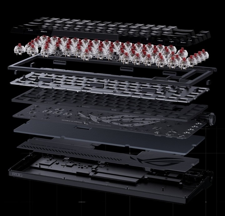 ROG Azoth 75%無線客製化電競機械鍵盤開箱