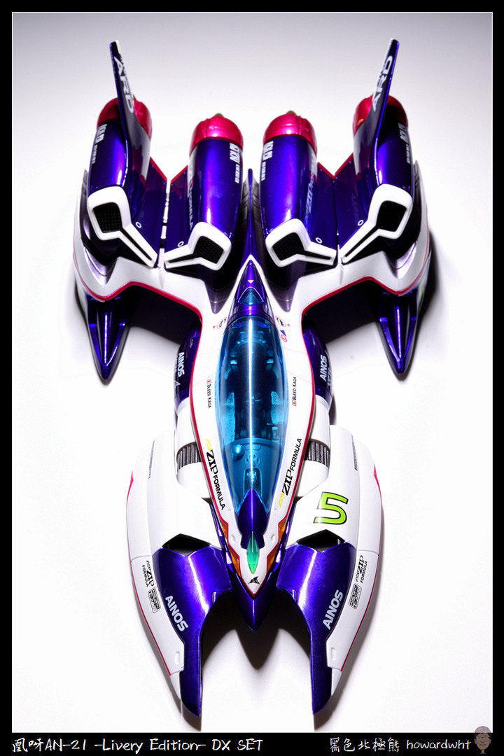 點我看大圖 【開箱】MEGAHOUSE - 《閃電霹靂車SIN》凰呀AN-21 -Livery Edition- DX SET