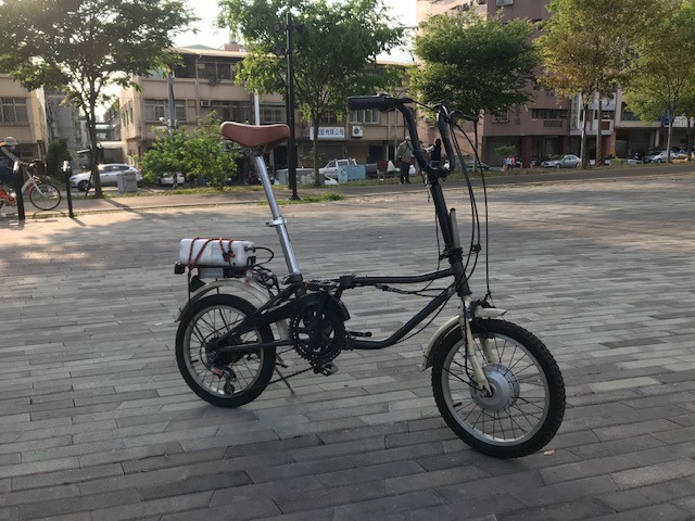 點我看大圖 16吋車修改車架坐管角度