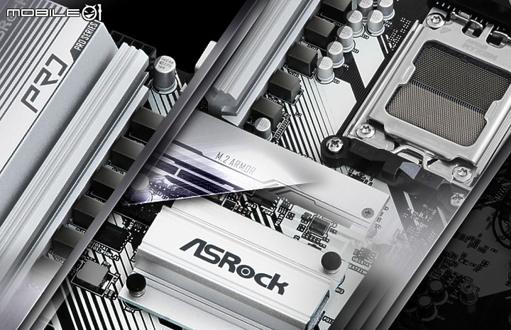ASRock A620主機板支援PCIe Gen 5 NVMe SSD