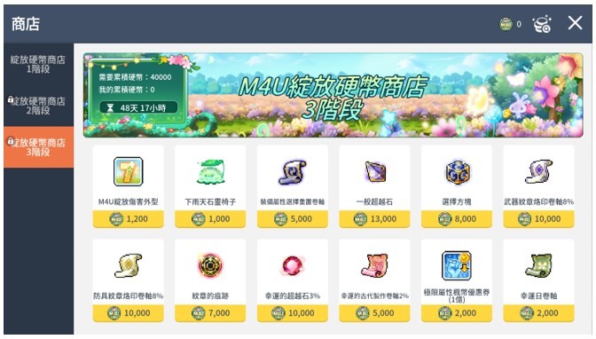 《楓之谷M》M4U綻放森林玩法總整理!
