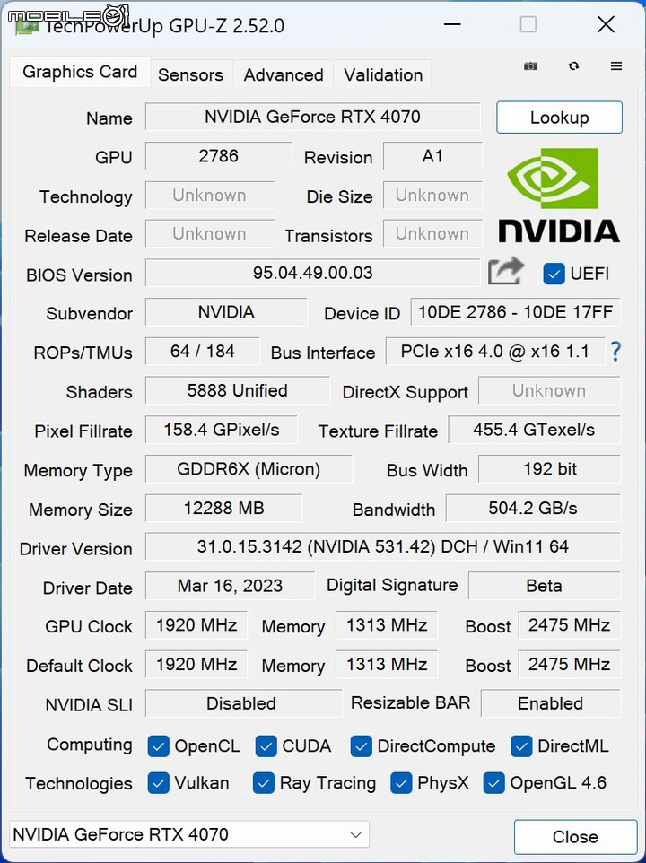NVIDIA GeForce RTX 4070 FE 創始版顯示卡開箱實測 效能功耗表現均亮眼的新世代主力顯卡