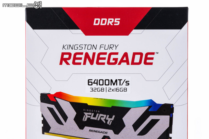 Kingston FURY Renegade RGB DDR5-6400 記憶體開箱實測 高效能與穩定兼具的平台選擇