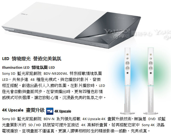 請問SONY舊款的家庭劇院N9200的藍光機能單獨使用嗎??