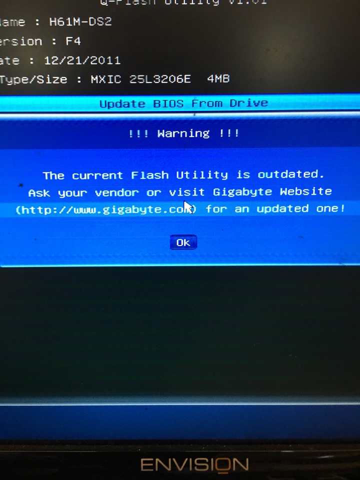 更新 技嘉 BIOS 卡關後排除問題