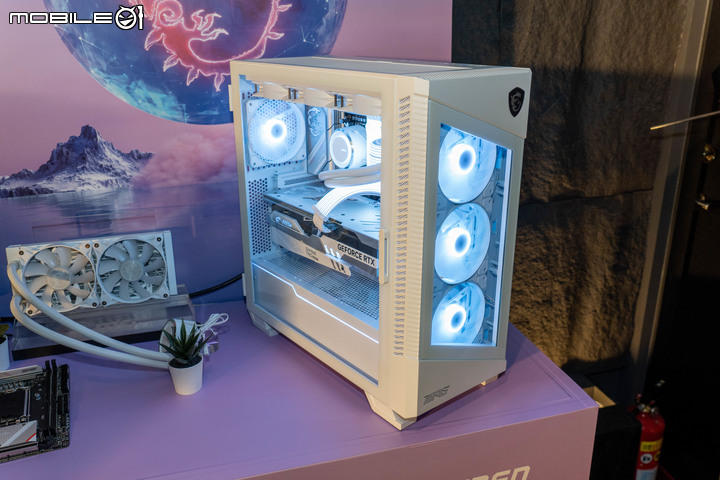 【Computex 2023】微星推出新款機殼與 AIO 水冷套件 應對顯示卡垂直安裝的熱量累積