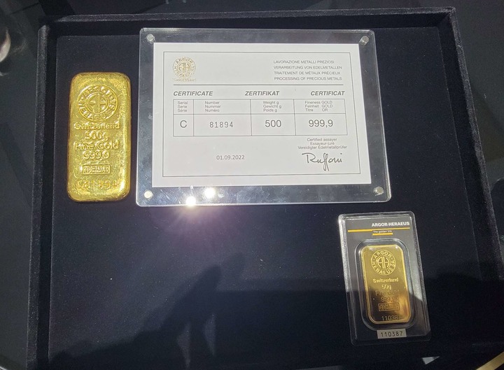 瑞士的國際認證金條品牌有那些?