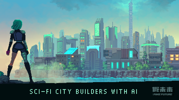《假未來》Fake Future 與AI人造人重建賽博新城市 5月9日 全球正式上線 | 復古未來主義風模擬經營遊戲 重啟地球 建造家園 外星入侵 探索謎團 廢土世界 任你探索