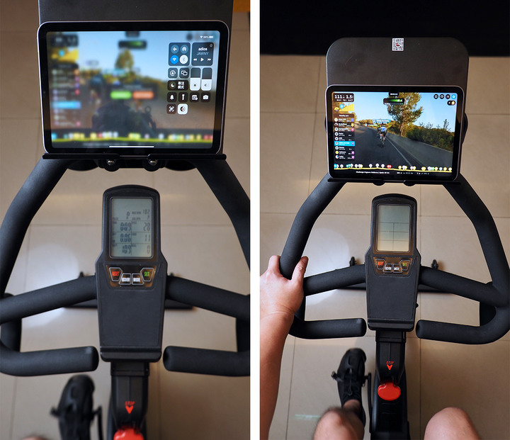 點我看大圖 極度接近公路車設定的磁控後驅飛輪車 BGYM X1000