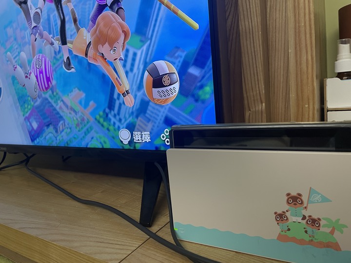 開箱房間電視+新switch遊戲