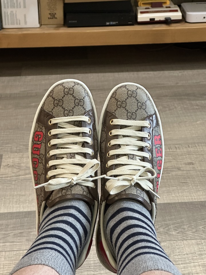 「開箱」GUCCI TIGER sneakers