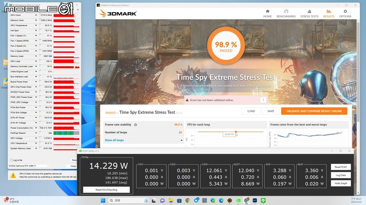 點我看大圖 華碩 TUF GeForce RTX 4060 Ti O8G GAMING 顯示卡開箱實測 小顯卡裝大風扇真的有幫助?