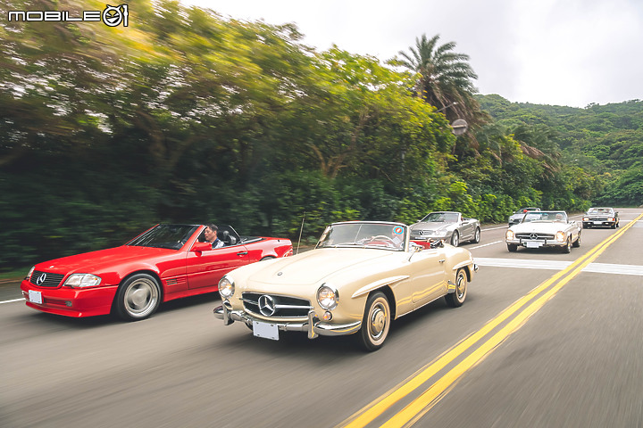 難能可貴的六代齊聚｜Mercedes-Benz SL-Class 近 70 年的完整進化！