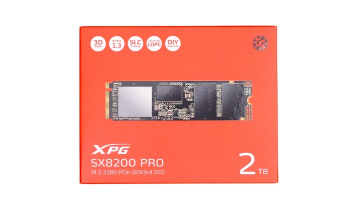 大容量、甜美價格與 PCIe Gen3 x4 的高效能！ADATA XPG SX8200 Pro 2TB 固態硬碟