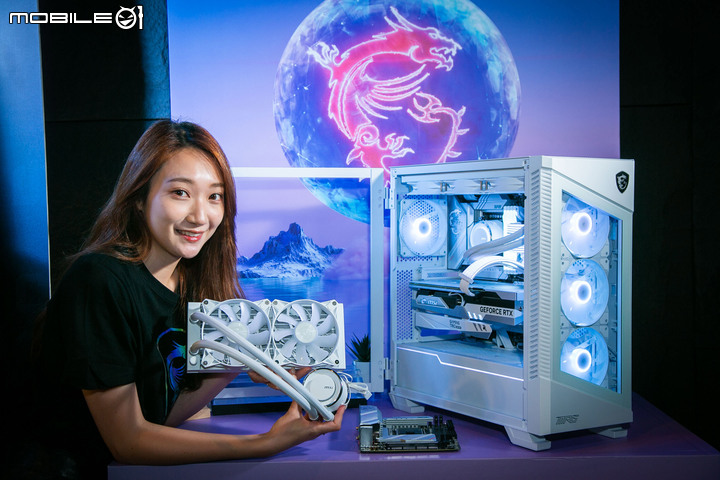【Computex 2023】微星推出新款機殼與 AIO 水冷套件 應對顯示卡垂直安裝的熱量累積