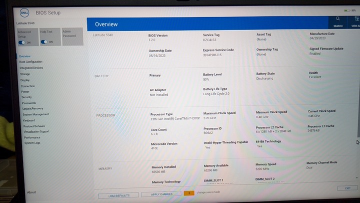 【DELL商用文書】DELL 新一代商用文書筆記型電腦 Latitude 5540, 隨機將記憶體升級至 64GB DDR5-5200MHZ !!