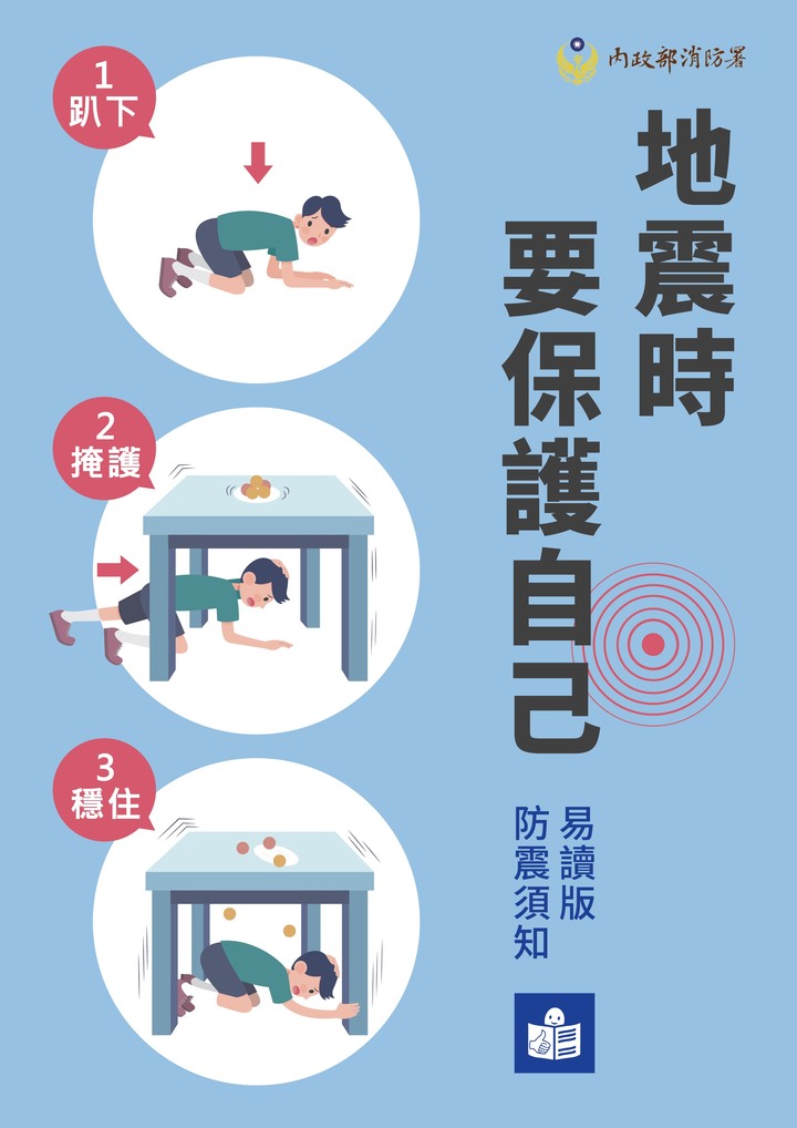 【宣導】地震來時我不怕，防震知識一把抓