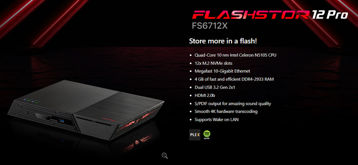 ASUSTOR FLASHSTOR 12 Pro FS6712X NAS 開箱實測 10G 網路搭配全 SSD 配置提供高速存取快感
