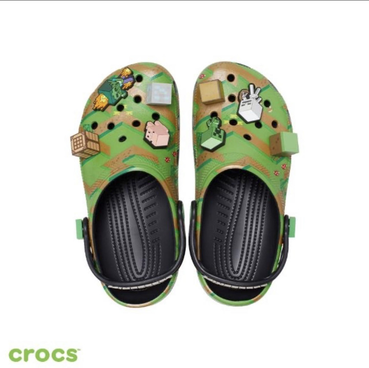 【開箱】Crocs Minecraft 麥塊我的世界童鞋