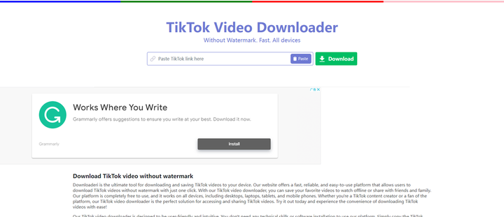 免費TikTok無水印下載網站/軟體【2023】