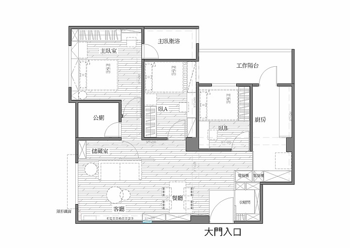【開箱】屏東黑-灰-白＋點暖色系 新加坡式宅邸