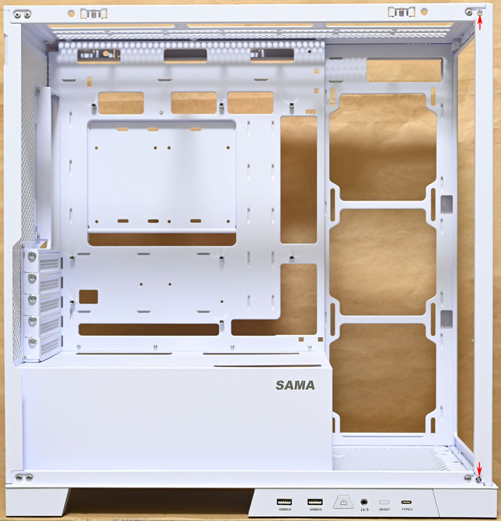 點我看大圖 SAMA先馬SAK701(W)新鏡界機殼開箱