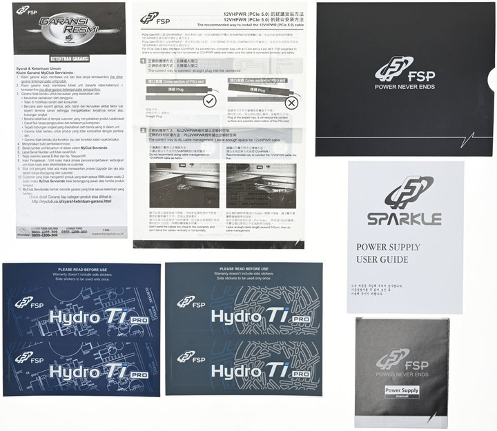 點我看大圖 FSP Hydro Ti PRO 1000W ATX3.0 PCIE5.0鈦金全模組化電源開箱