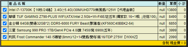 40K遊戲機 (不含顯卡以及電源) 懇請大家幫忙健檢