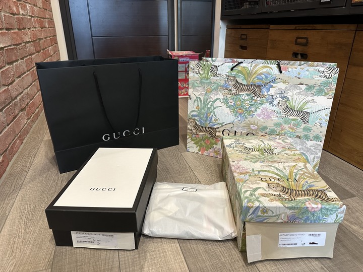 「開箱」GUCCI TIGER sneakers