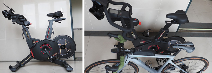 點我看大圖 極度接近公路車設定的磁控後驅飛輪車 BGYM X1000