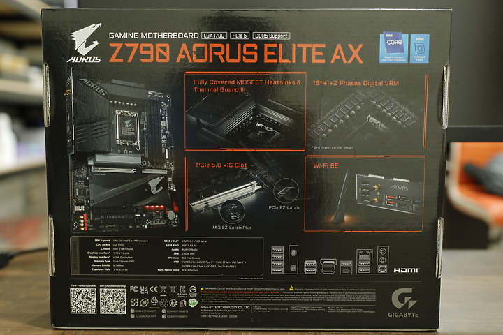萬元內的誠意之作。由不可描述的 GIGABYTE 技嘉科技 帶來的 【Z790 AORUS ELITE AX】高品質主機板