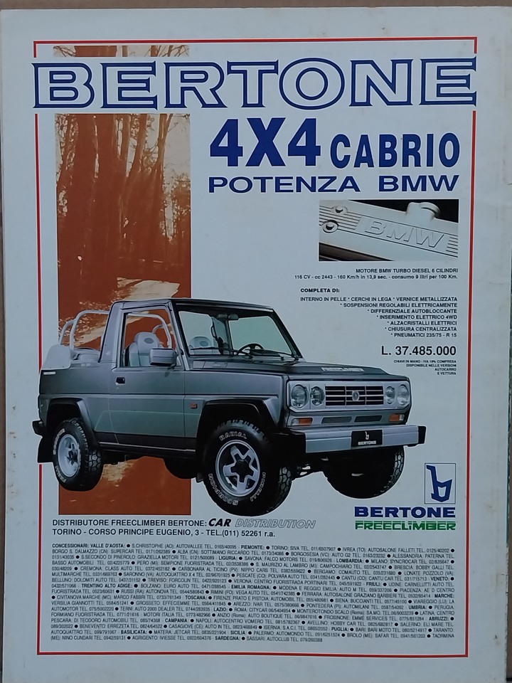 〔美車新語〕大發F50 J & BERTONE 4X4手作入化