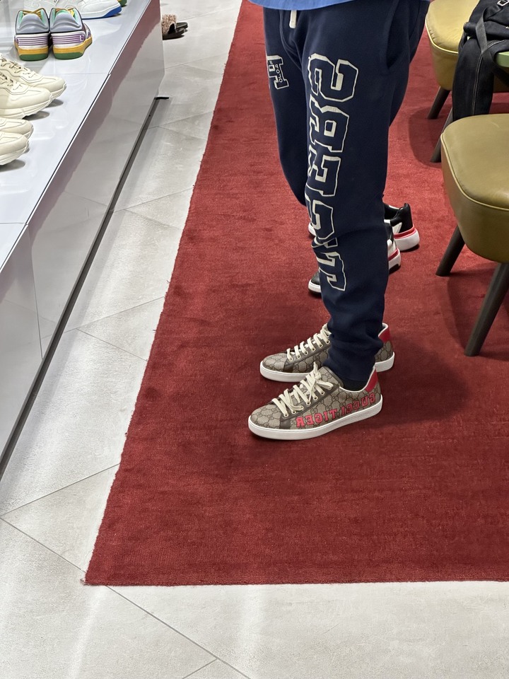 「開箱」GUCCI TIGER sneakers