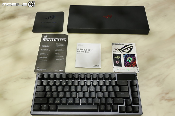 結合頂尖技術的客製化鍵盤|ROG Azoth不專業開箱測試