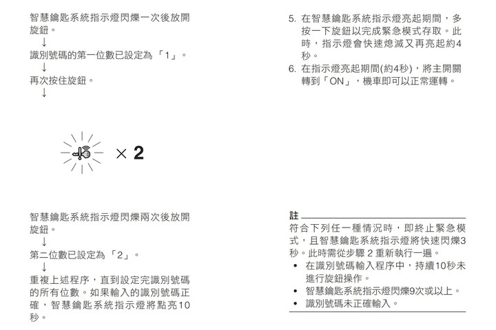 勁戰6.5 Keyless感應鑰匙 智慧鑰匙 緊急解鎖方法