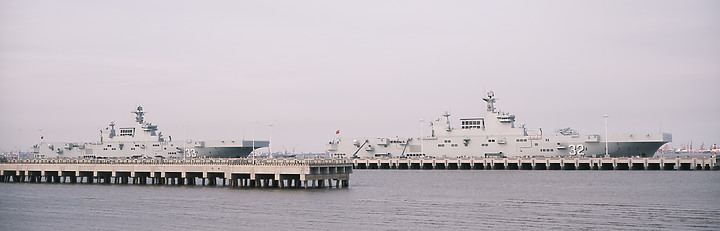 國軍靶標誌：02-雄風靶船(中)-共軍載具平台船艦整理-2023年7月10號更新