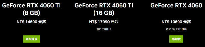 4060顯卡售價出來了？